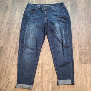 Lane Bryant Boyfriend Jeans Women's plus cuffed jeans